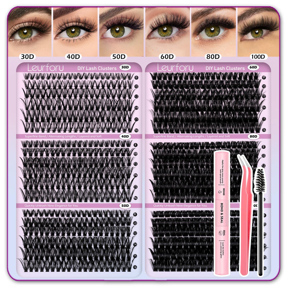 Kit de racimos Leurforu, 708 piezas, para looks diarios y naturales