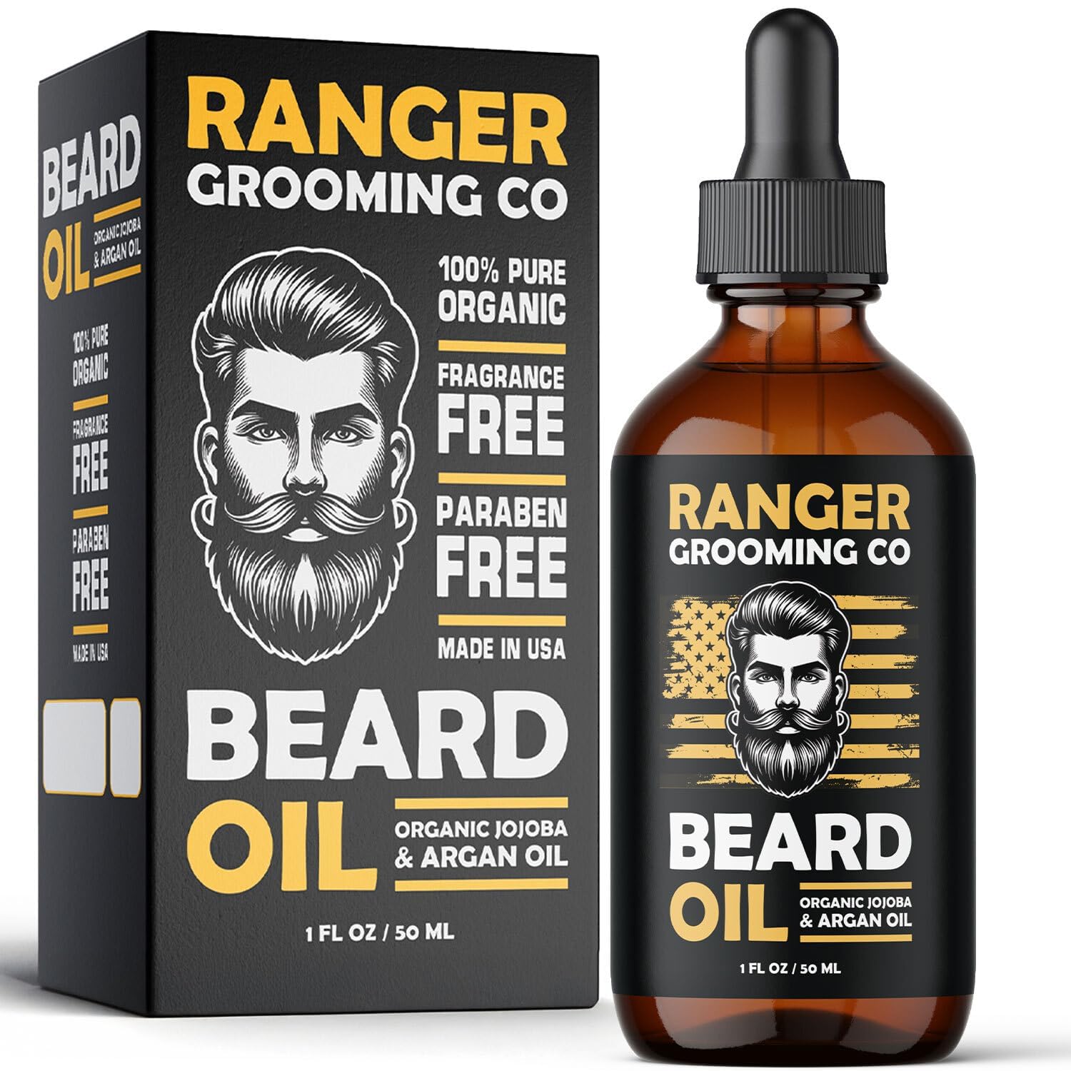 Leven Rose Aceite para Barba en envase ámbar facilita la aplicación precisa