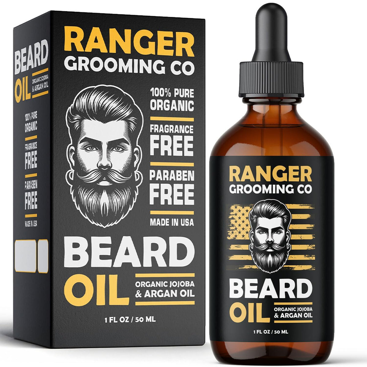 Leven Rose Aceite para Barba en envase ámbar facilita la aplicación precisa
