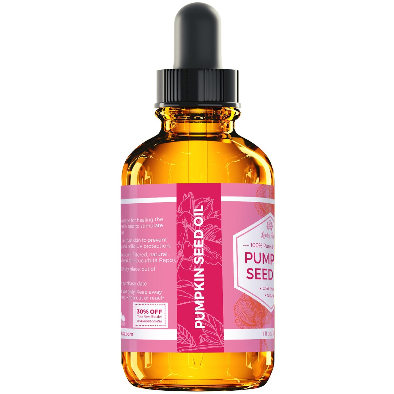 Leven Rose, aplicación en cuero cabelludo para nutrición suave y equilibrio de la piel.