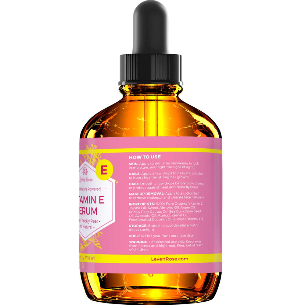 Leven Rose Serum de Vitamina E, ritual diario práctico y agradable.