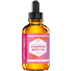 Leven Rose, textura suave de aceite de calabaza para hidratación profunda de la piel, nutre y suaviza.