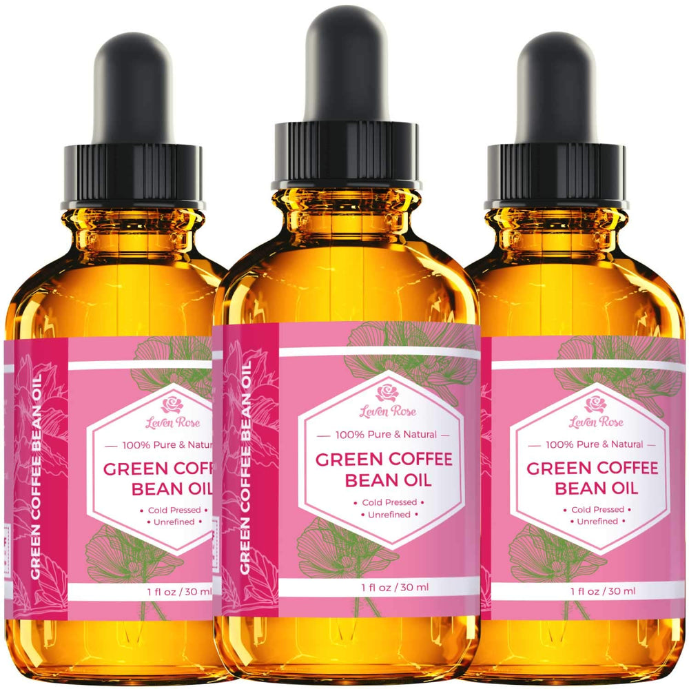 Radiancia suave de la piel con aceite de café verde Leven Rose
