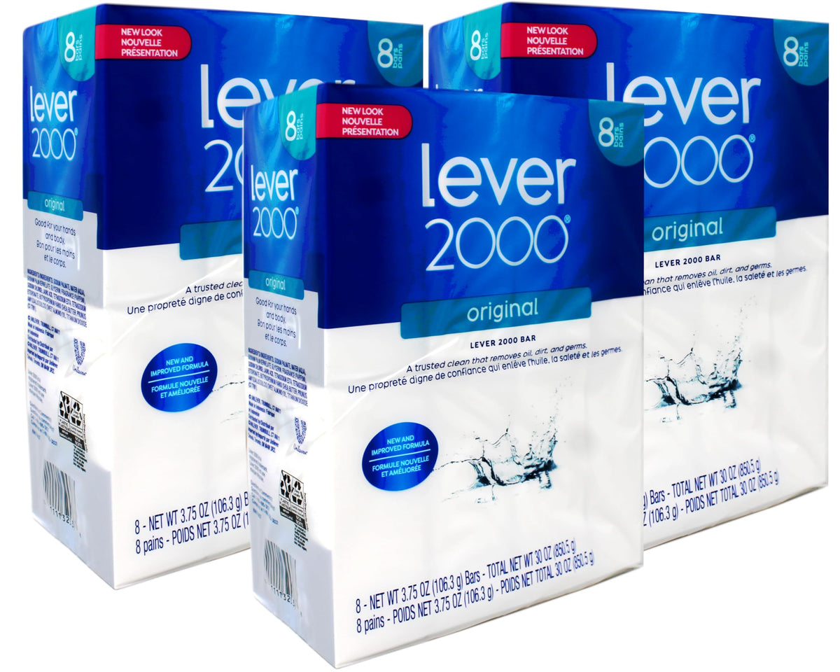 Savon Lever 2000 emballage : présentation fiable et pratique pour la salle de bain