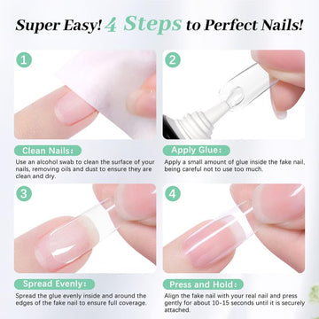 LEYKOSH nail glue 28-day durability for daily wear