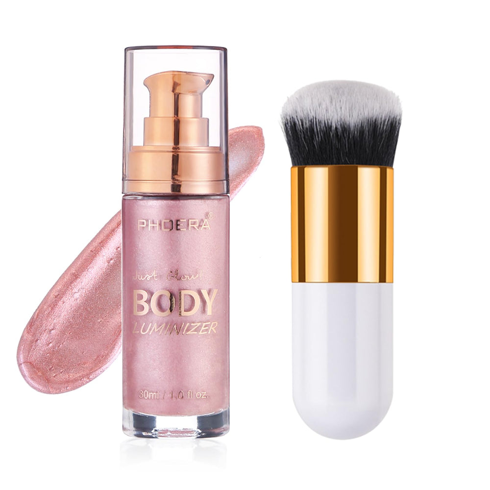 Lezero Sparkle Pink Glow bottle close-up showing radiant sun-kissed radiance