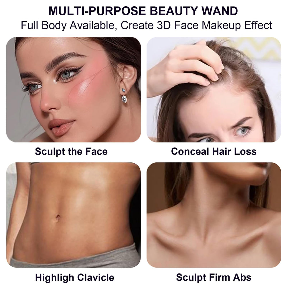 Lezero Universal Colors kit usage example for all skin tones
