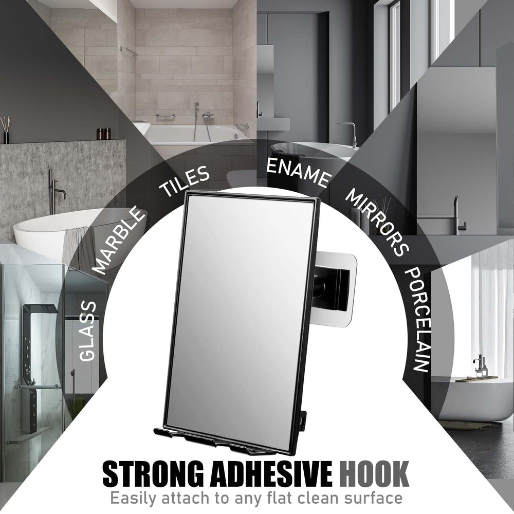 Installation rapide sans outils avec adhésifs durables.