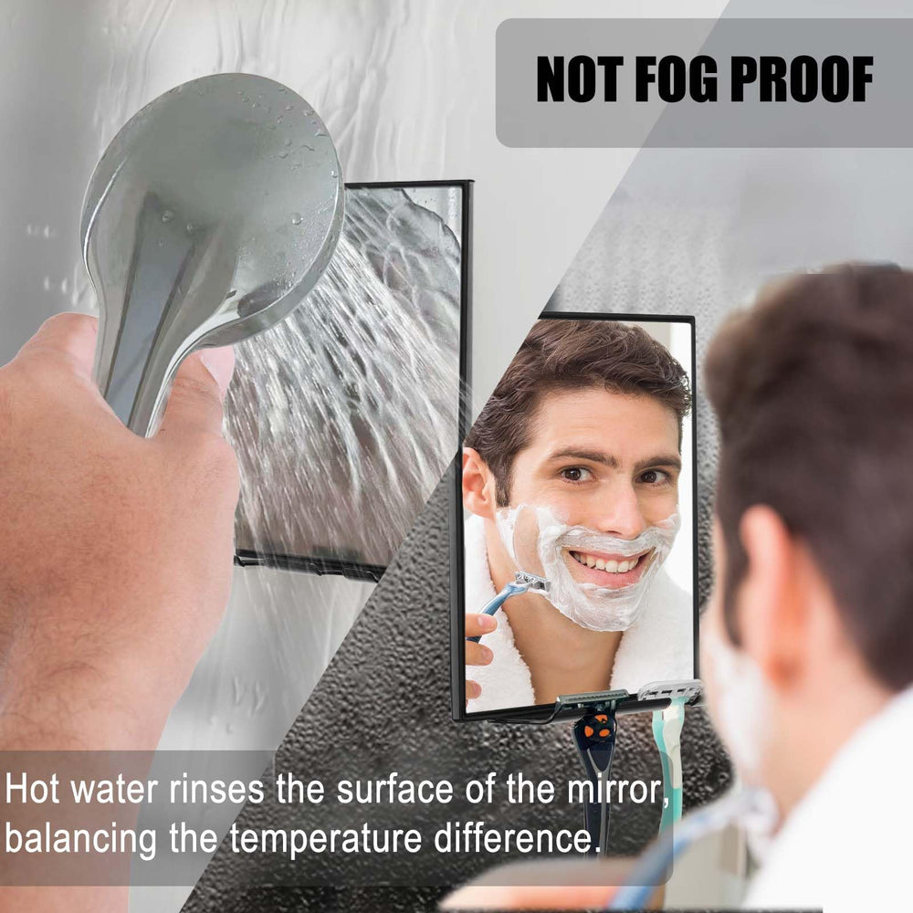 Rasage confortable dans la douche grâce à ce miroir LFOYOU.
