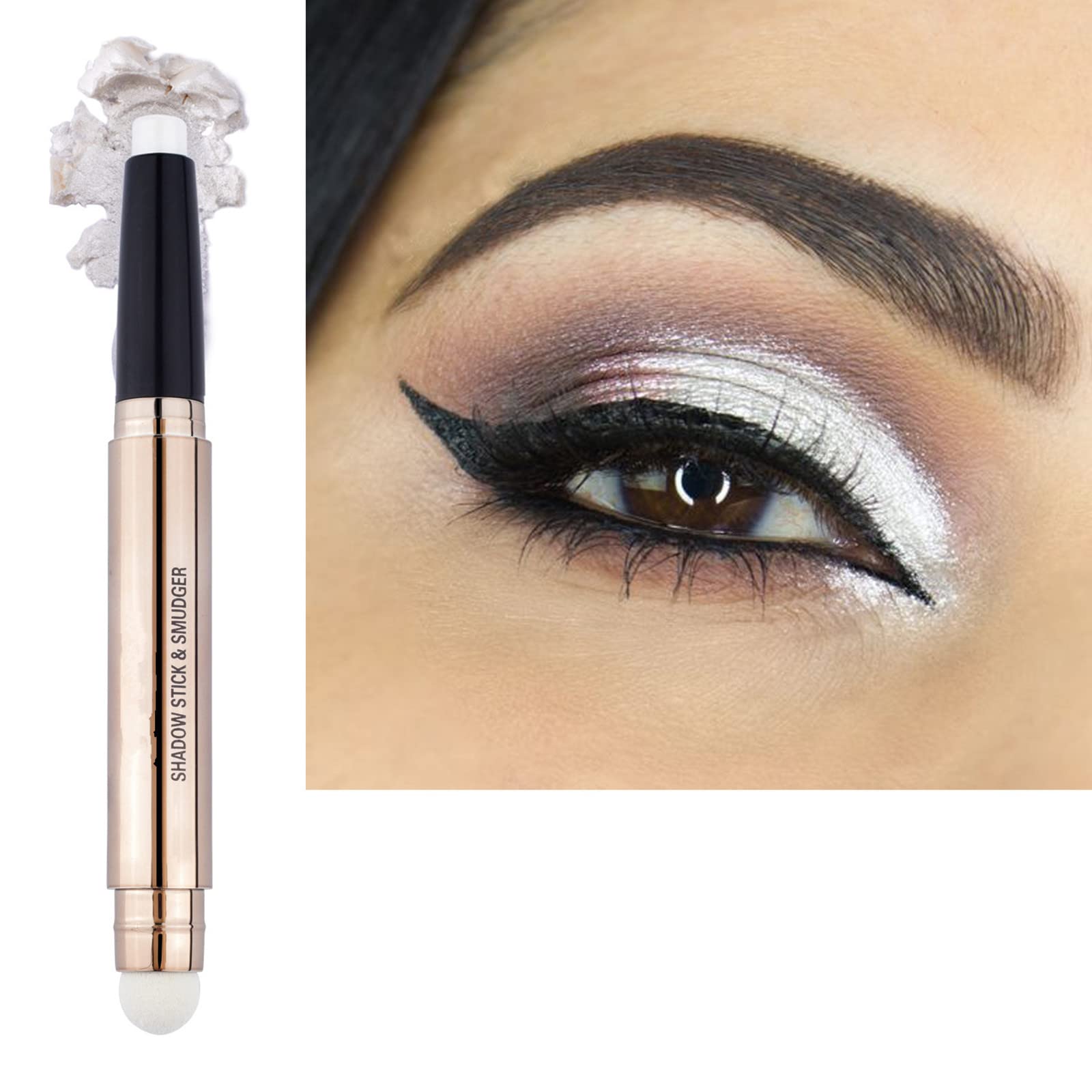 LGSZGDCN lápiz sombra blanco con acabado suave para looks diarios