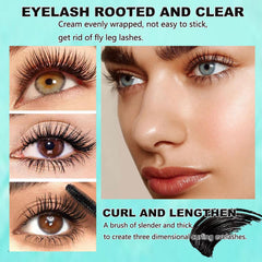 LGSZGDCN Mascara volumen: cilios más densos desde la base hasta la punta para mayor impacto