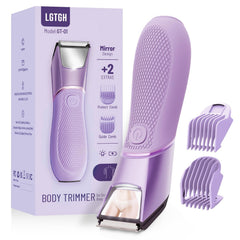 LGTGH Bikini Trimmer con espejo y luz LED para precisión diaria.
