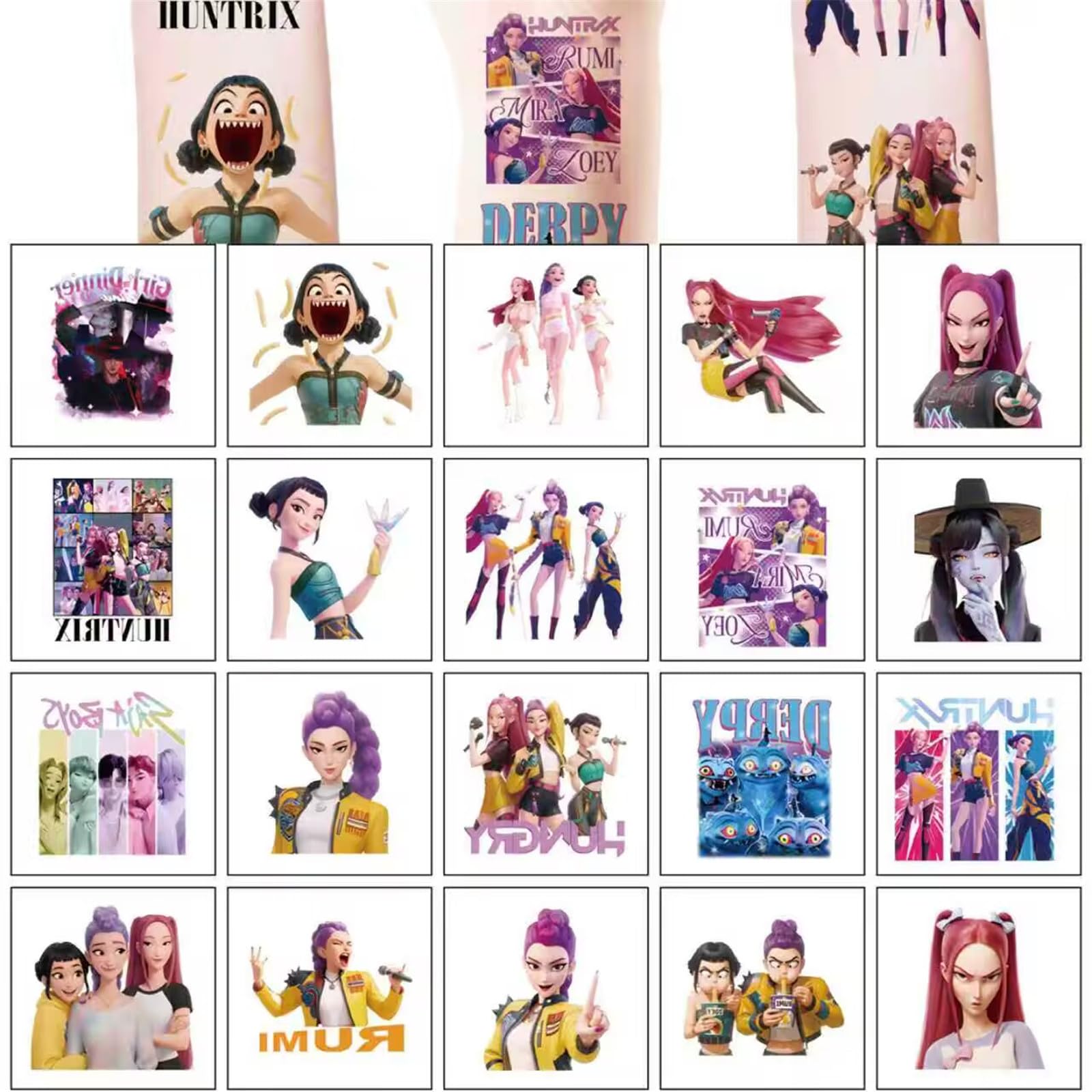LHST tatuajes para niños, diseños divertidos para cumpleaños.