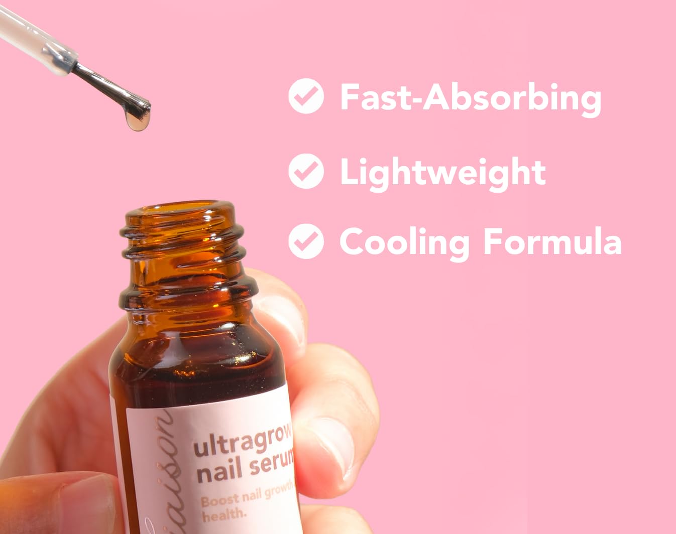 Liaison UltraGrow Serum uñas con crecimiento visible y fortalecidas