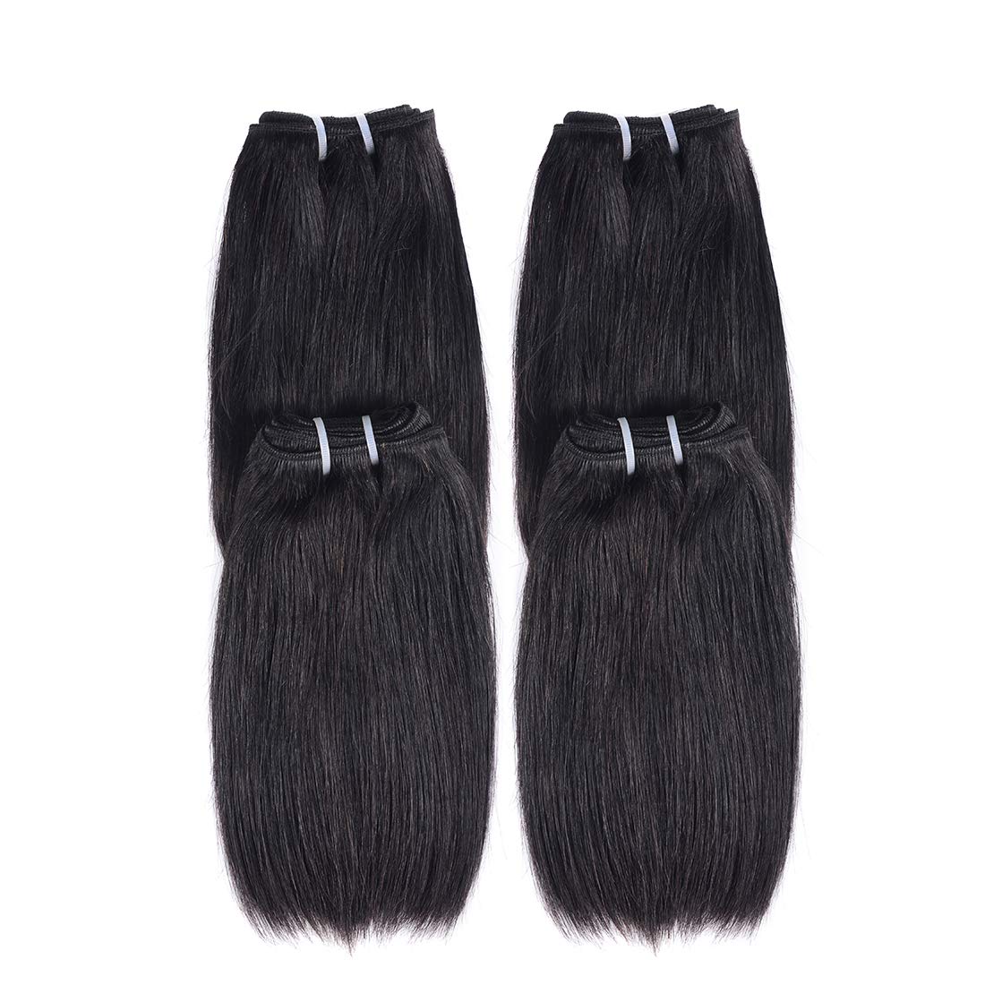 Liang Dian mechones liso 10 pulgadas, color natural y duradero