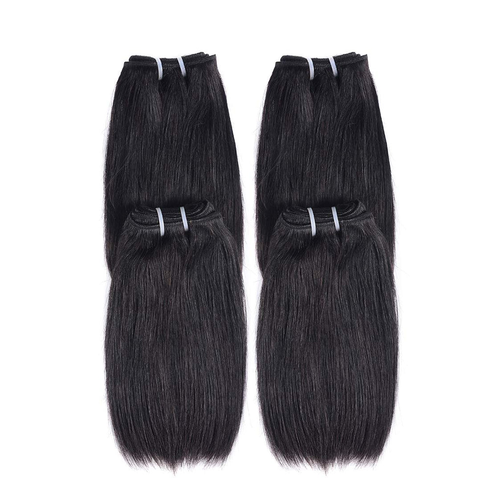 Liang Dian mechones liso 10 pulgadas, color natural y duradero