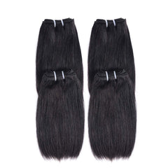 Liang Dian mechones liso 10 pulgadas, color natural y duradero