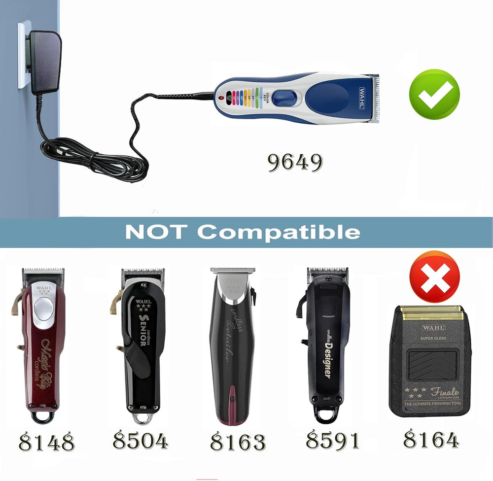 LIANSUM cable de 1,8 m para cargador Wahl 9649, alcance cómodo.