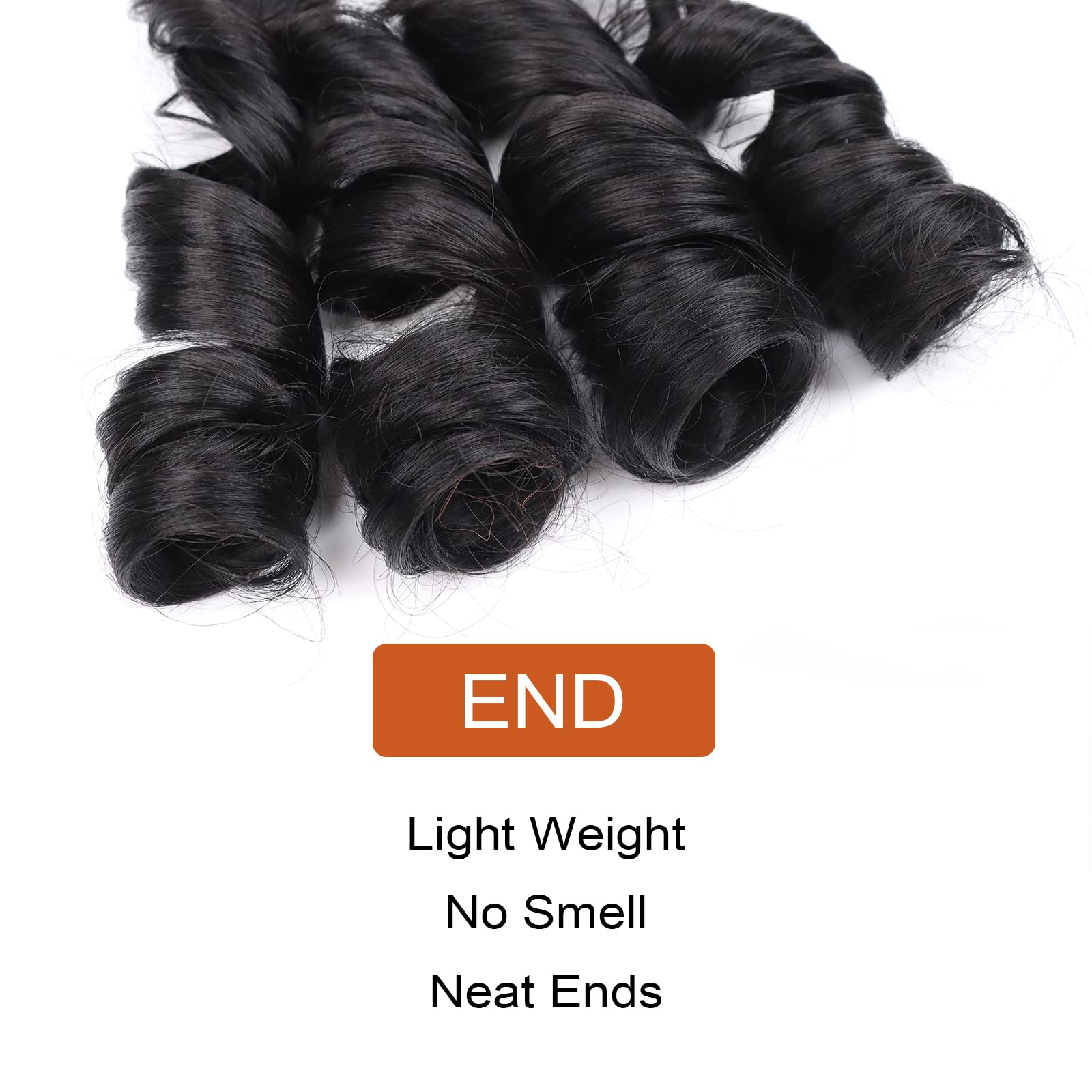 Lianzi ponytail francés rizado 14p para recogidos elegantes.