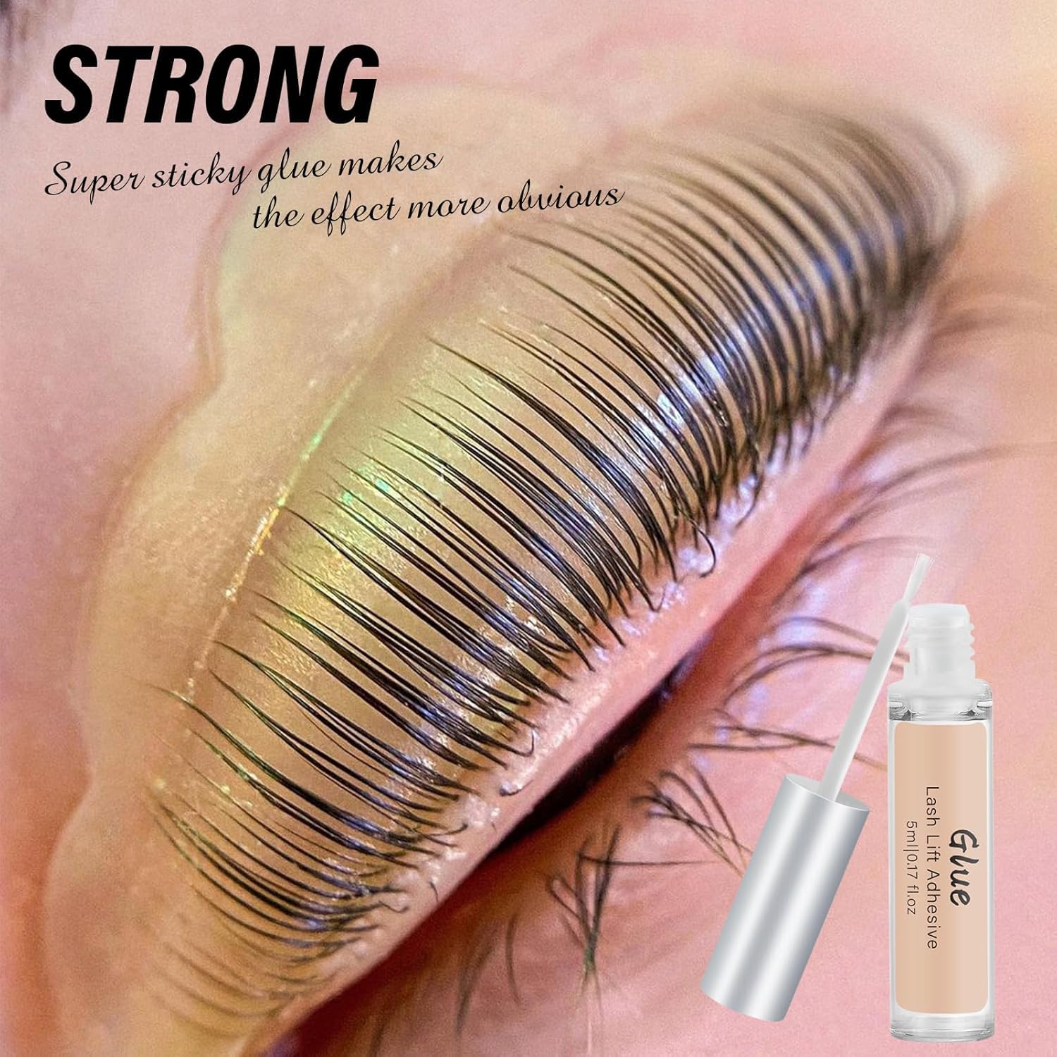 Libeauty lissage des cils avec colle haute tenue pour un maintien durable