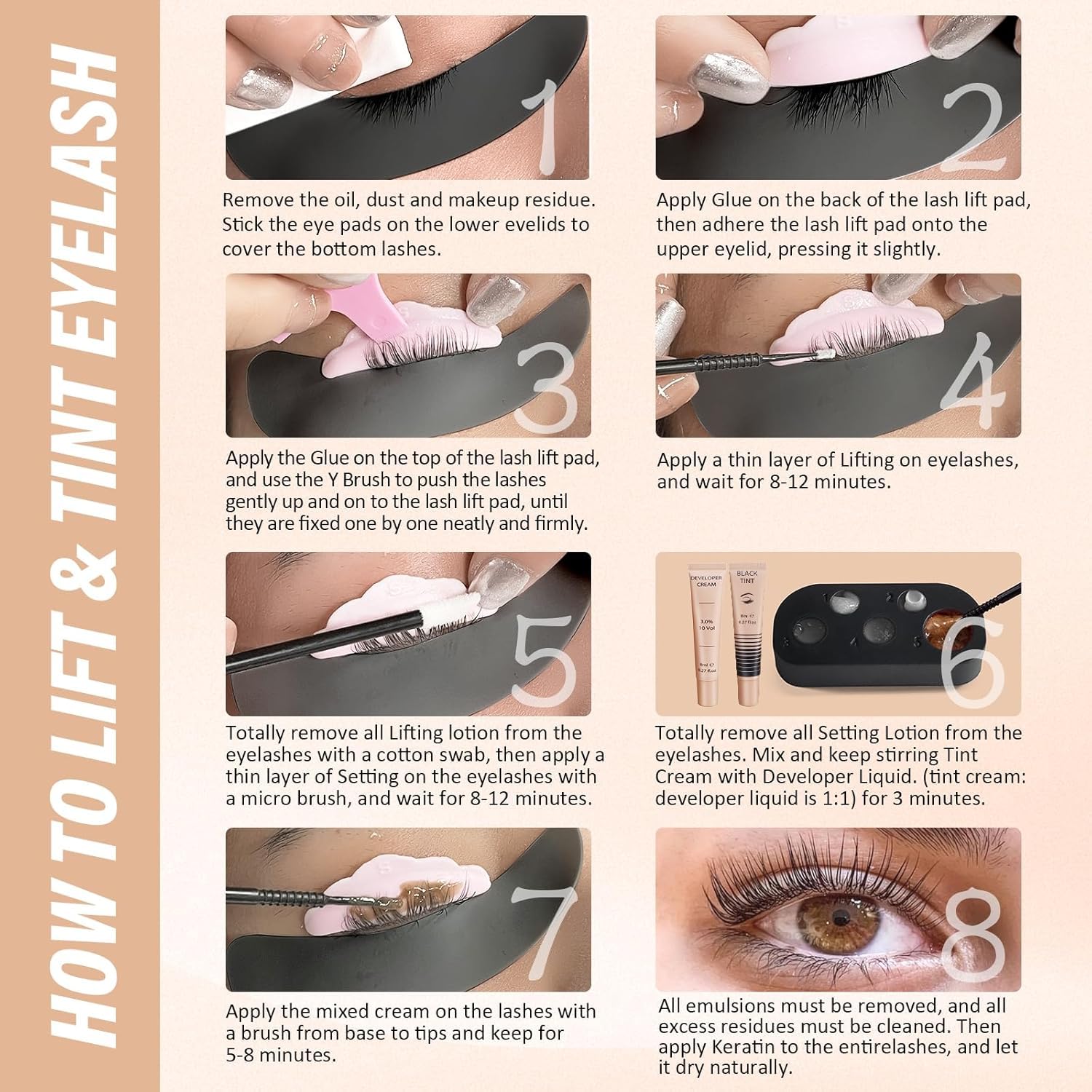 Libeauty palette silicone incluse pour mélanger et appliquer proprement