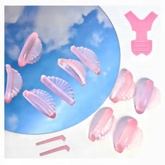 Liber Beauty Almohadillas de silicona para lifting de pestañas, ajuste cómodo y suave.
