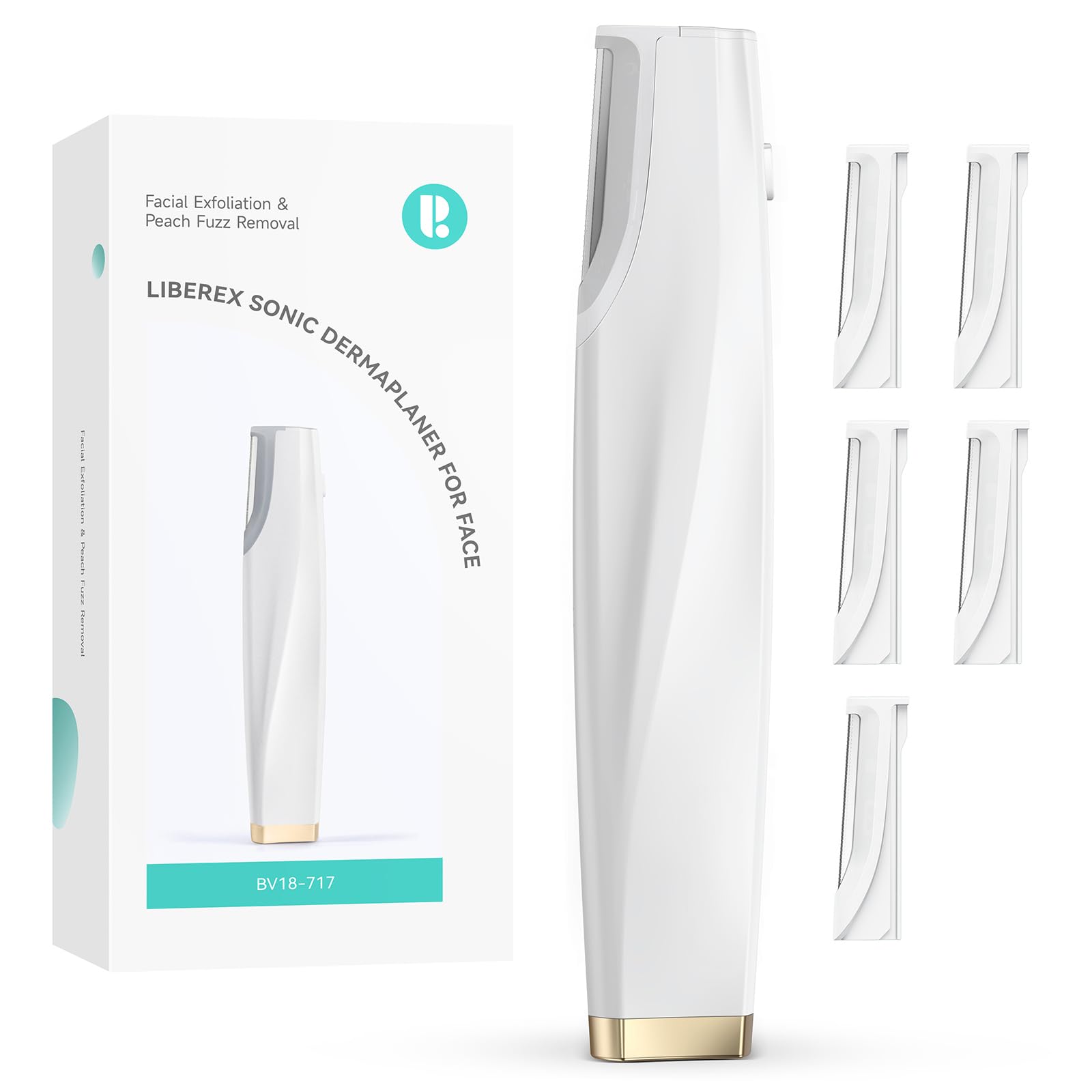 Liberex Dermaplaning: herramienta facial compacta para exfoliar con suavidad en casa
