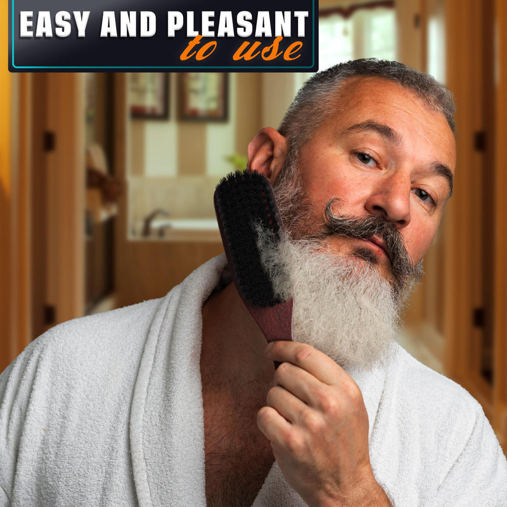 LIBERHAUS Cepillo suave para bigote, favorece un acabado definido.