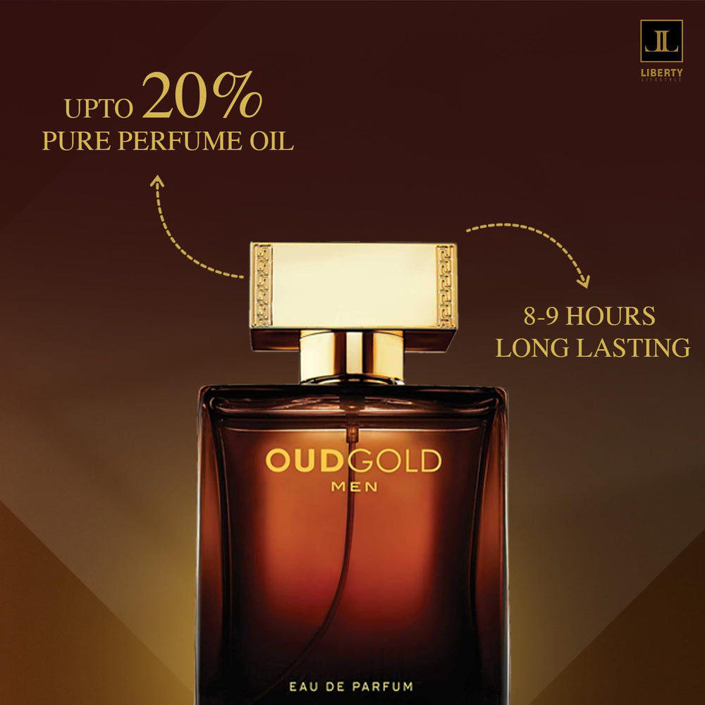 Liberty Oud Árabe Perfume uso diario con aroma versátil.