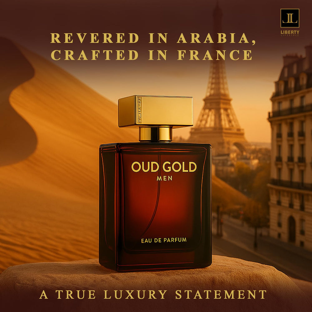 Liberty Oud Árabe Perfume notas de salida cítricas para apertura fresca.