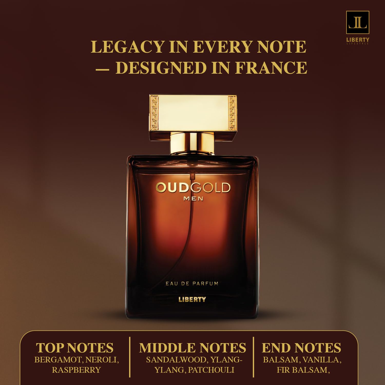 Liberty Oud Árabe Perfume regalo masculino elegante para ocasiones.