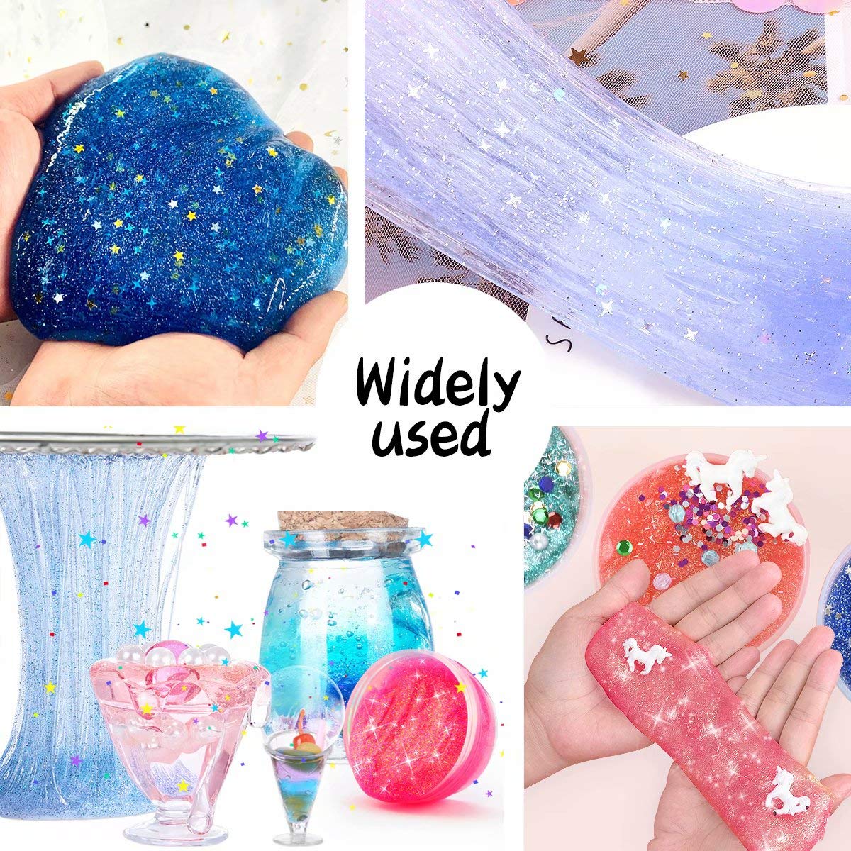 LICOOL GLITTER uso en fiestas y decoración de proyectos creativos