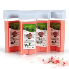 Liddy Dance cera rosa roll-on recambio 4 pack para depilación en casa