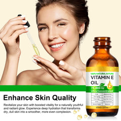 Liefiet Aceite Vitamina E 75000 UI, masaje corporal, mejora suavidad y elasticidad.