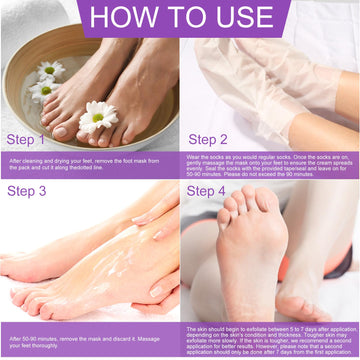 Liefiet lavender foot mask delivers spa-like aroma for daily foot care.