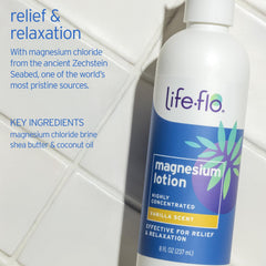 LIFE-FLO spray de magnesio, aceite puro para uso diario en pies y cuerpo