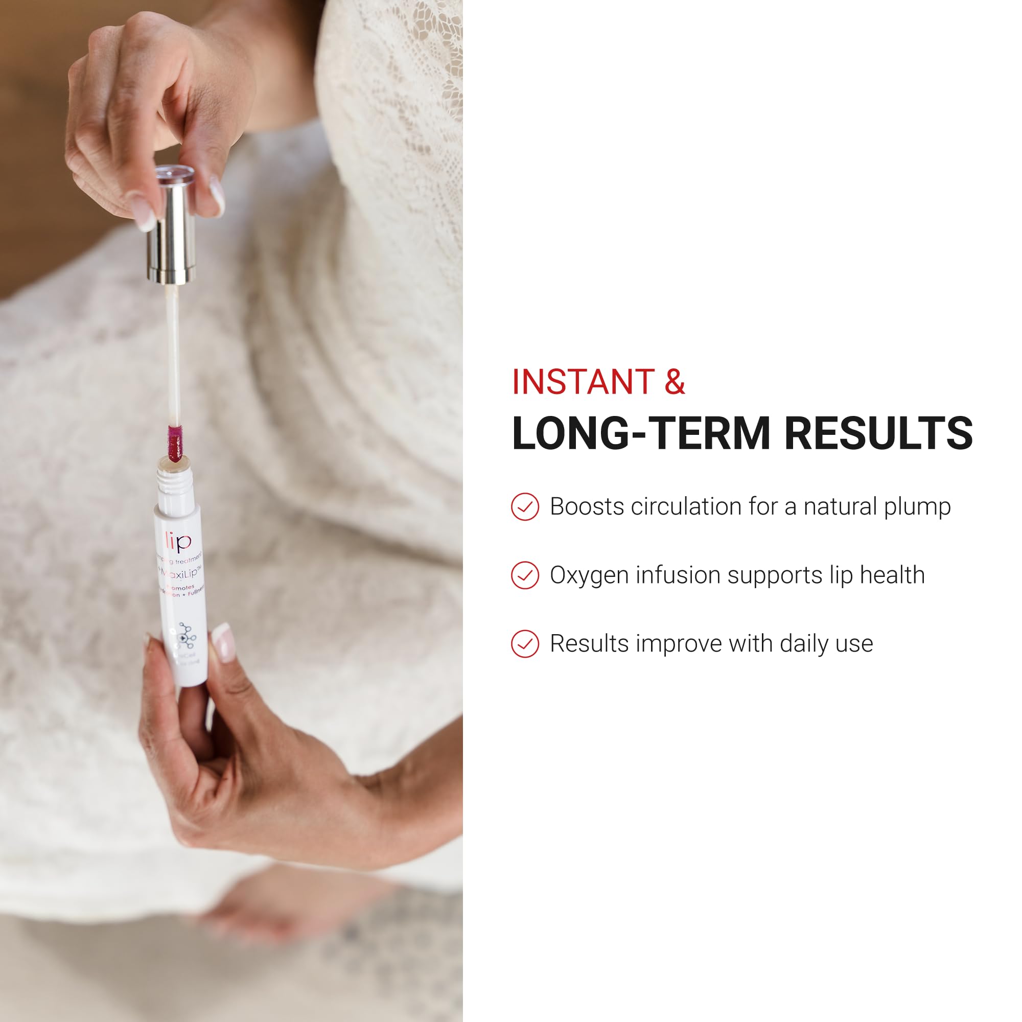 LifeCell Labios: ceramidas y nutrientes para protección y nutrición.