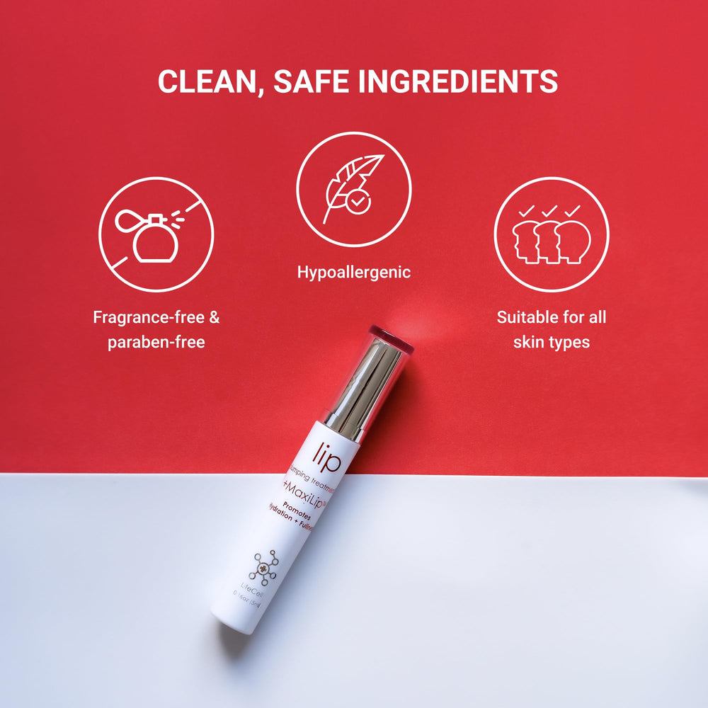 LifeCell Labios: hidratación nutritiva que suaviza los labios.