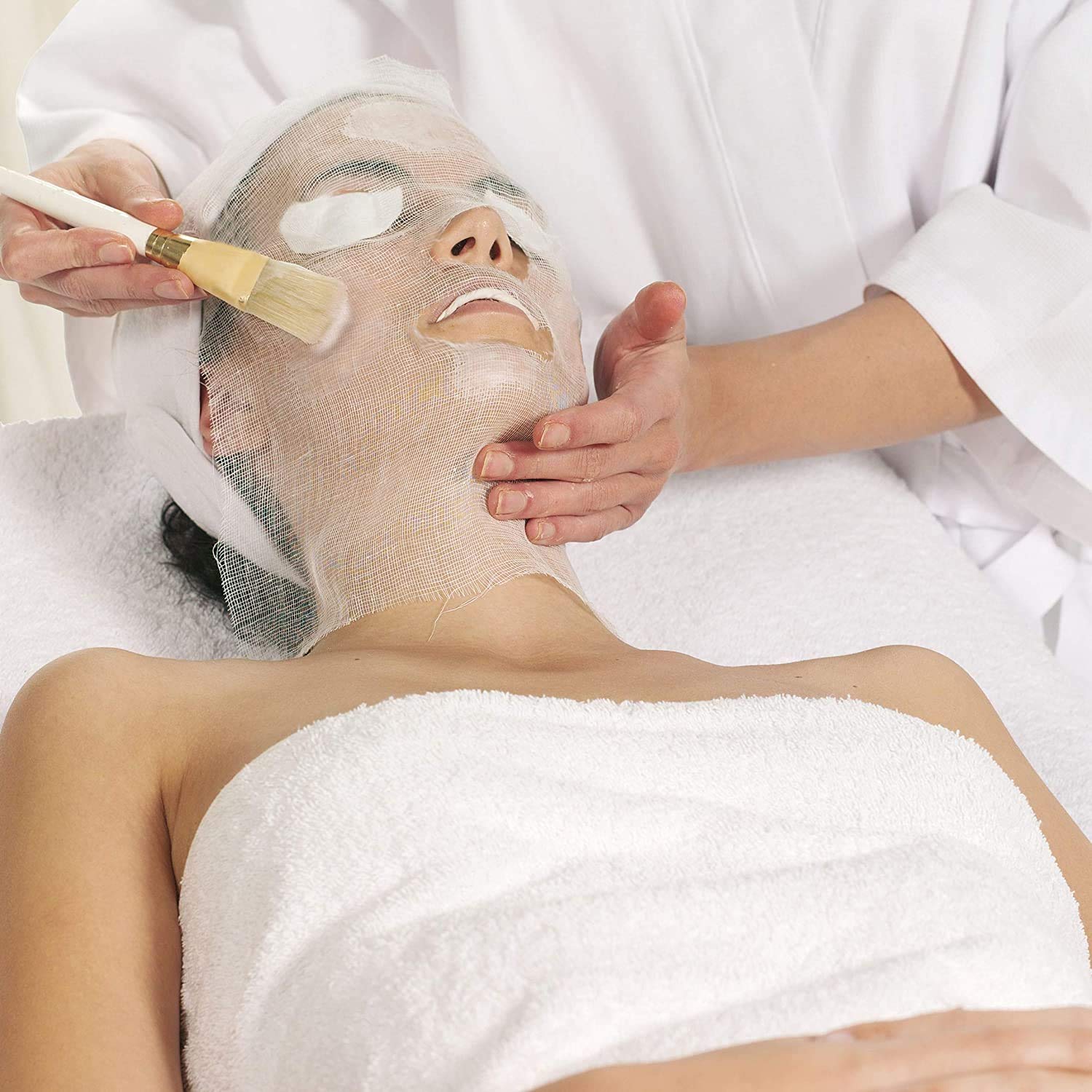 LIFESOFT gasa facial tacto suave y sin olor, ideal para mascarillas gruesas.