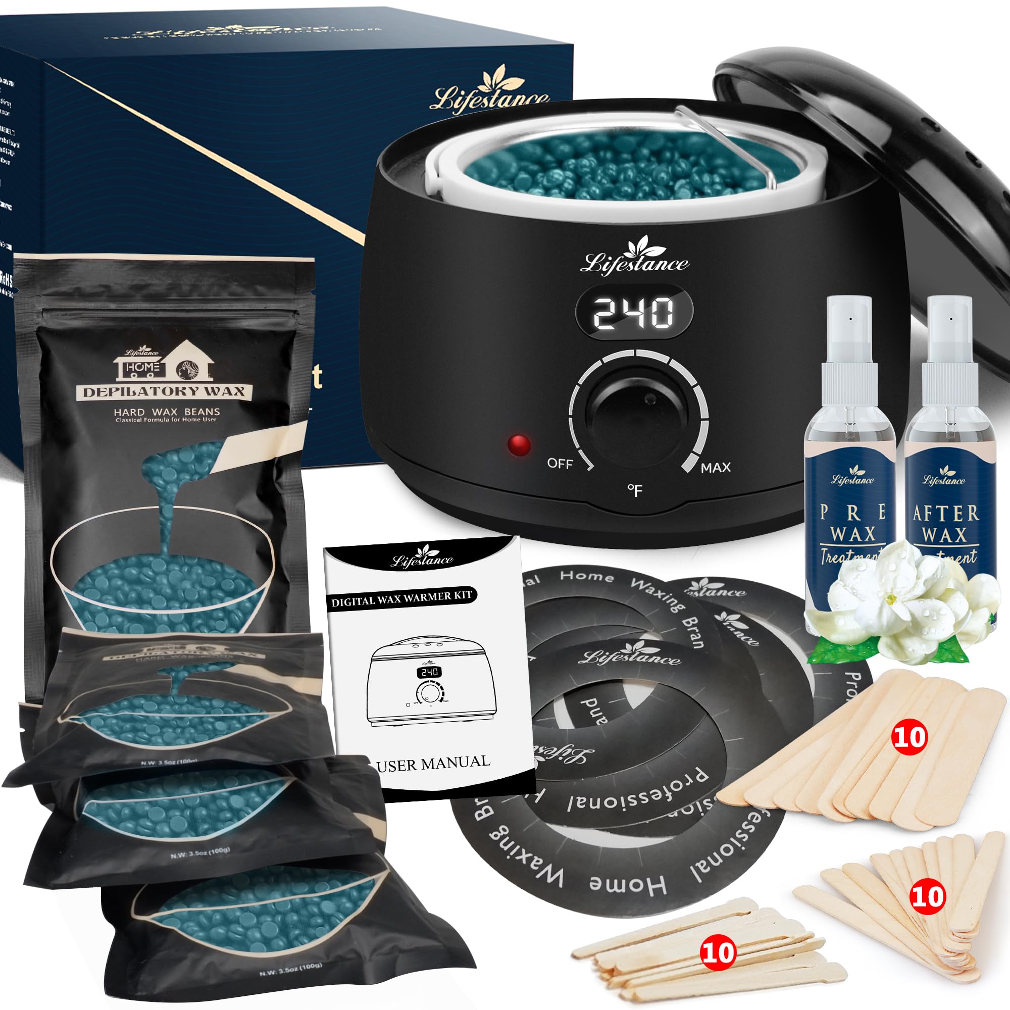 Calentador de cera digital de Lifestance para sesiones consistentes en casa.