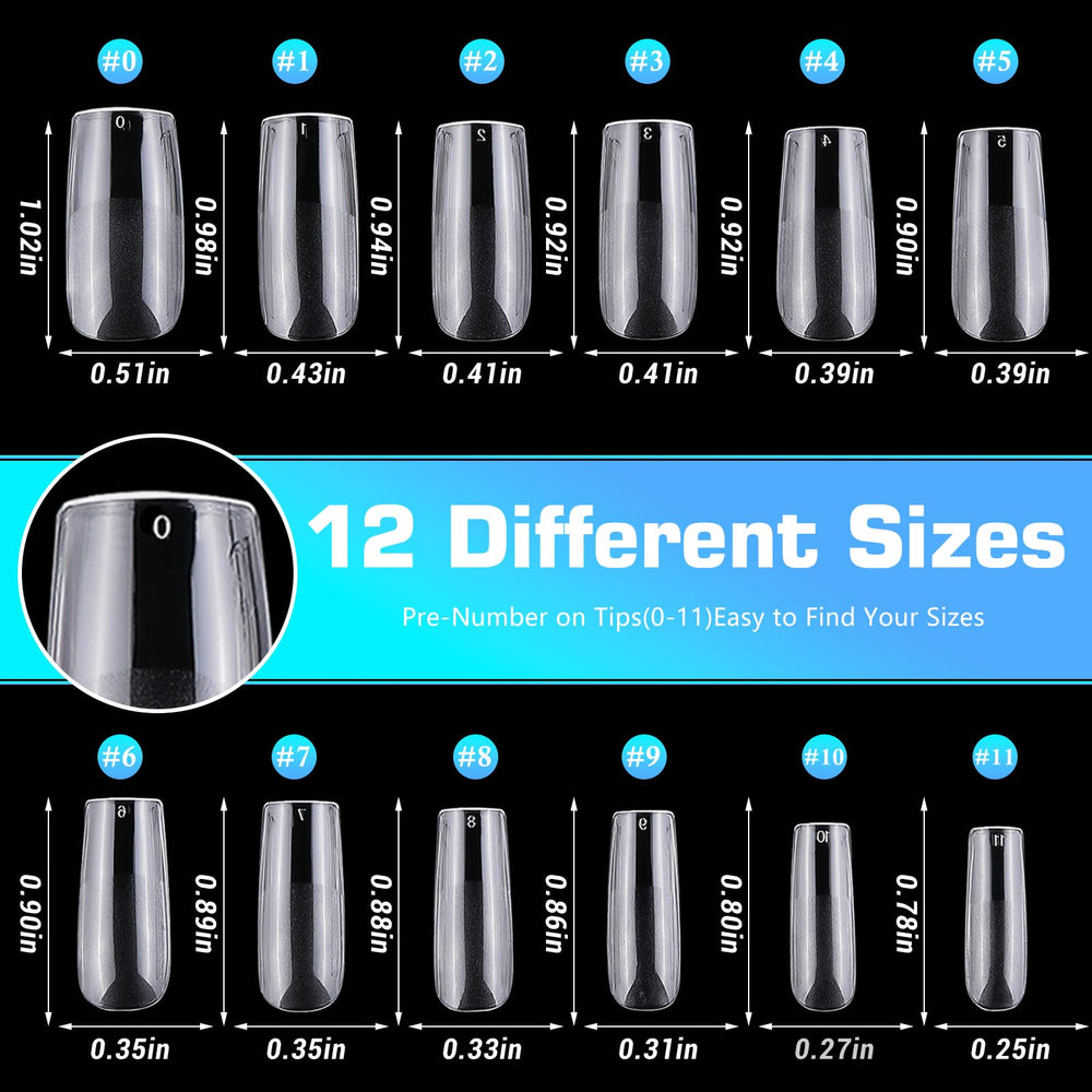 Lifextol: 12 tallas disponibles para ajuste perfecto en cualquier dedo.