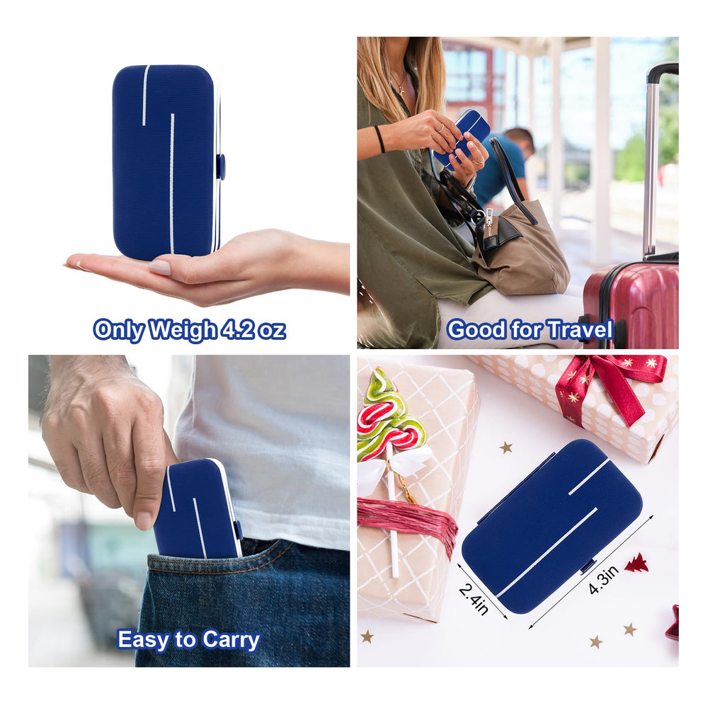 LifHap pinzas uñas azul, extracción precisa.