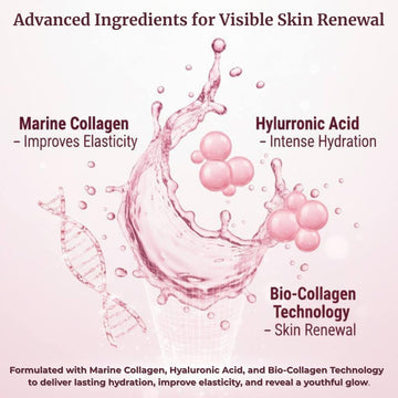 Liftouch mascarilla de colágeno, textura suave para despertar más fresco.