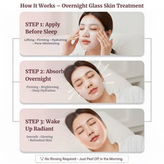 Liftouch mascarilla hidrogel, contorno facial cómodo para uso nocturno.