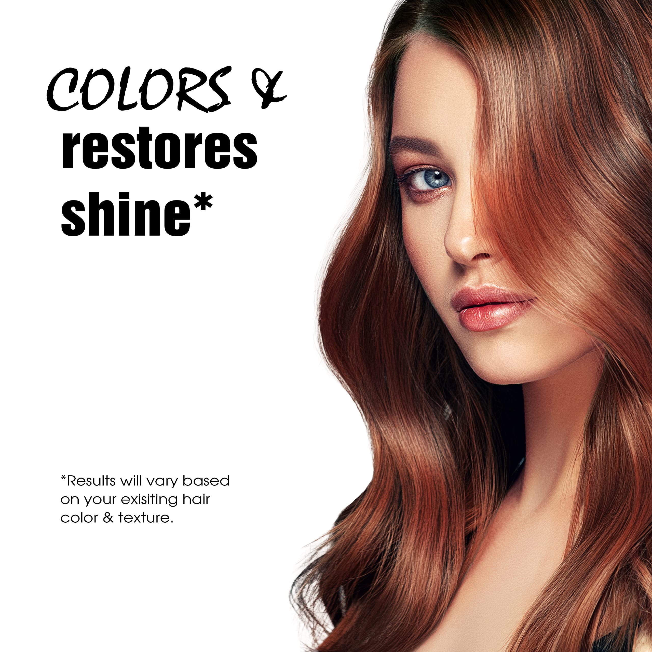 LIGHT MOUNTAIN Henna Color envase de 4oz sin químicos agresivos.