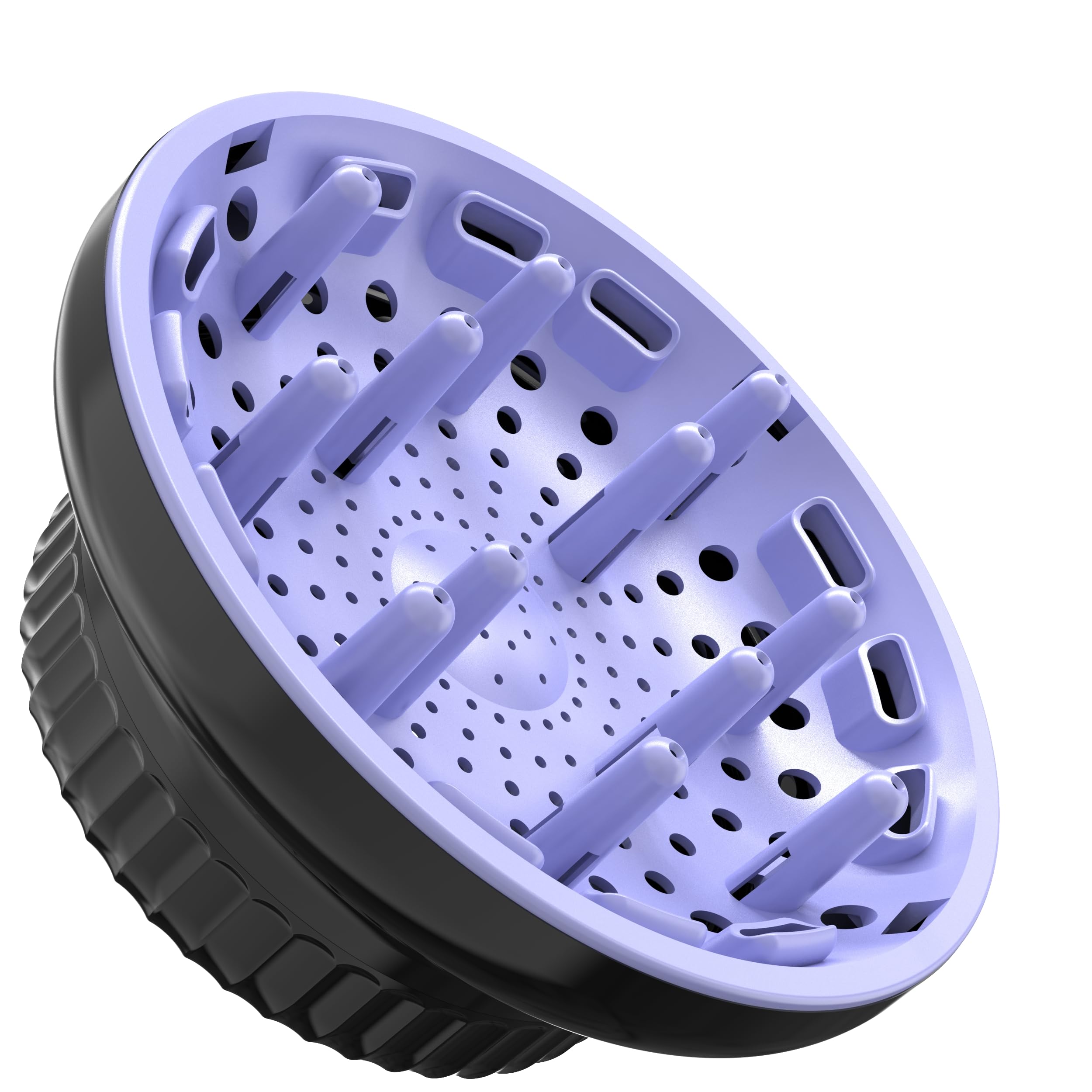 LIGOLIG difusor universal para secador, vista frontal, rizos definidos y secado suave