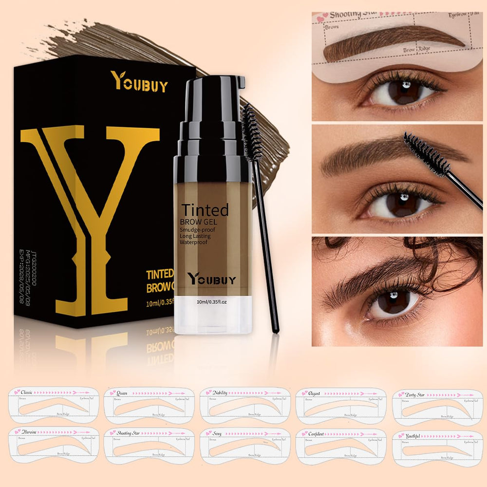 LIHUOMEI cejas: aplicación suave para un aspecto definido y natural.