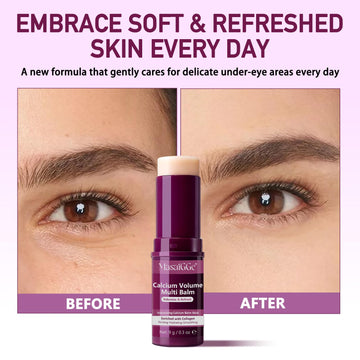 liiutry Calcium Multi Balm para ojos, cuidado suave y elasticidad.