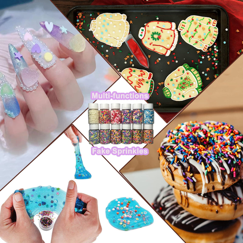 LIKETURE confeti copos de nieve para decoraciones festivas.
