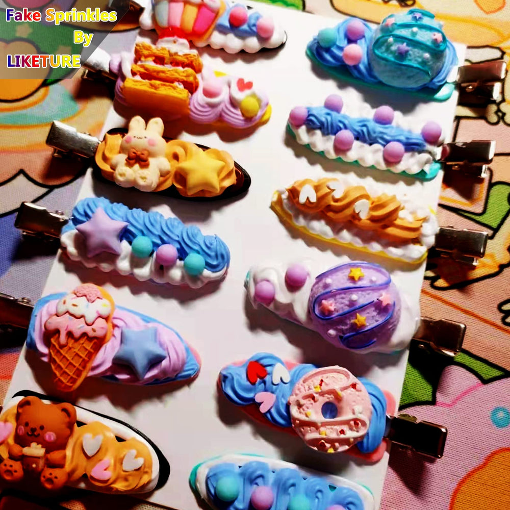 LIKETURE confeti frascos transparentes para organización y uso fácil.